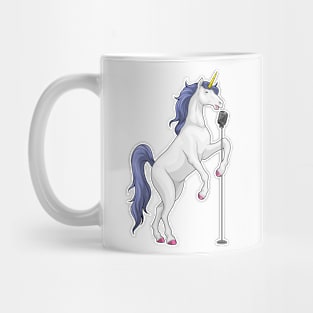 Unicorn Singer Microphone Music Mug